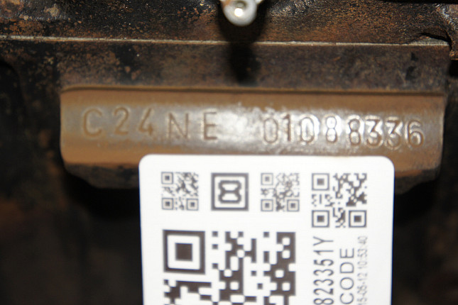 Номер двигателя и фотография площадки Opel C 24 NE