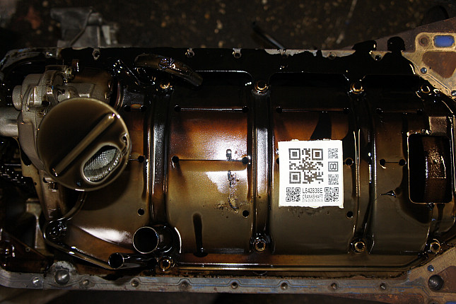 Фотография блока двигателя без поддона (коленвала) MERCEDES-BENZ M 111.975