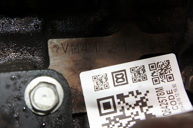 Номер двигателя и фотография площадки OPEL 25TDS (VM41B)