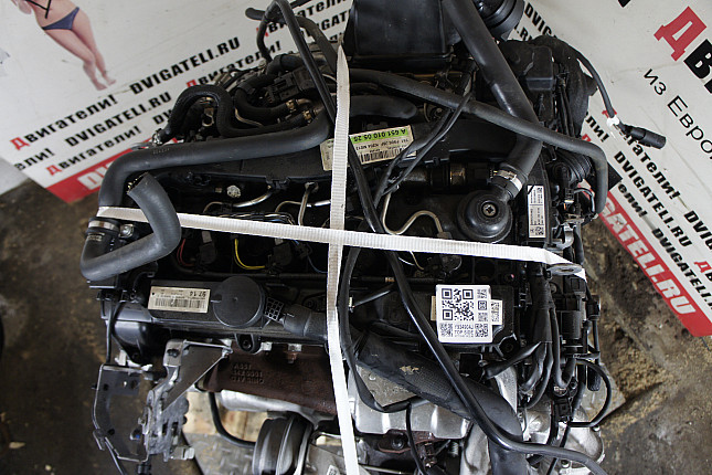 Фотография контрактного двигателя сверху Mercedes OM 651.955