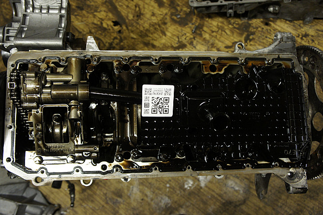 Фотография блока двигателя без поддона (коленвала) BMW M57 D30 (306D5)