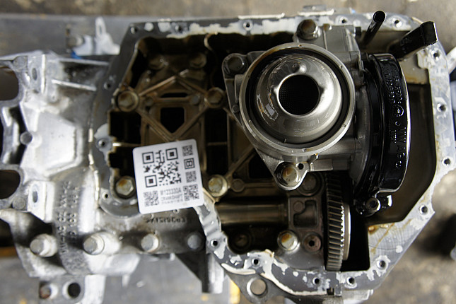 Фотография блока двигателя без поддона (коленвала) Skoda BZG