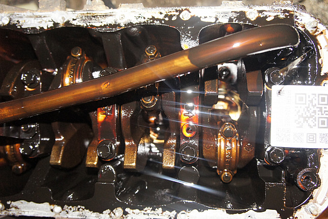 Фотография блока двигателя без поддона (коленвала) SUZUKI G13B