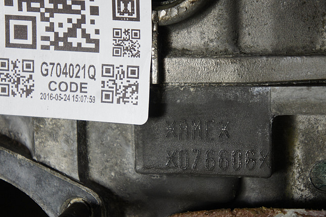 Номер двигателя и фотография площадки Skoda AME