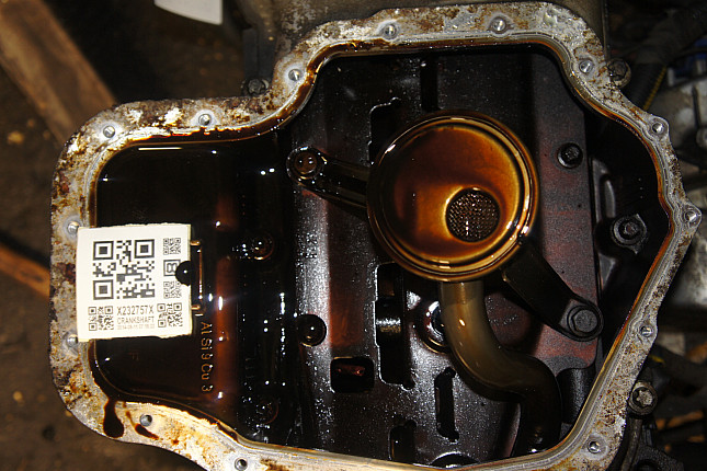 Фотография блока двигателя без поддона (коленвала) OPEL X18XE