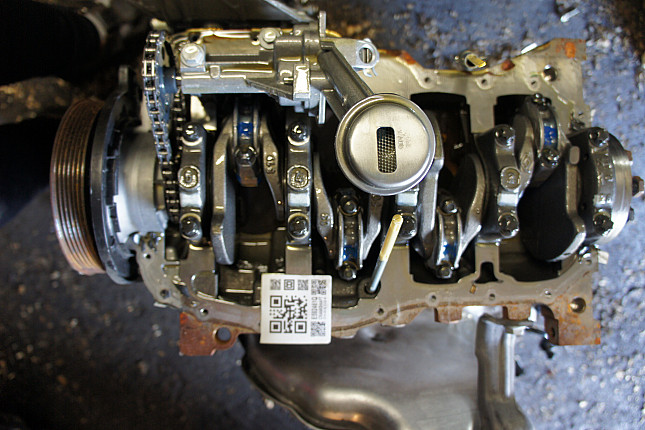 Фотография блока двигателя без поддона (коленвала) RENAULT k4m v 838