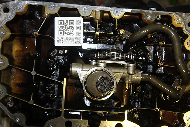 Фотография блока двигателя без поддона (коленвала) Audi ALF