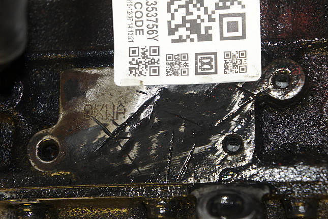 Номер двигателя и фотография площадки Ford QXWA