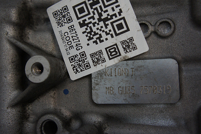 Номер двигателя и фотография площадки MINI MBGU35