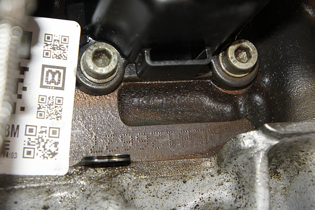 Номер двигателя и фотография площадки Audi ANB