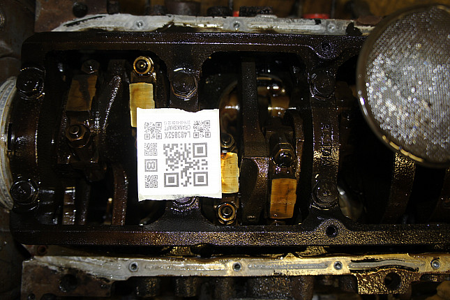 Фотография блока двигателя без поддона (коленвала) DODGE 6G72