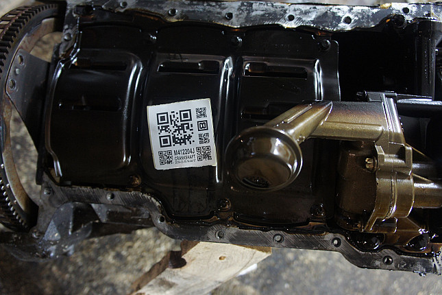 Фотография блока двигателя без поддона (коленвала) MERCEDES-BENZ M 166.960