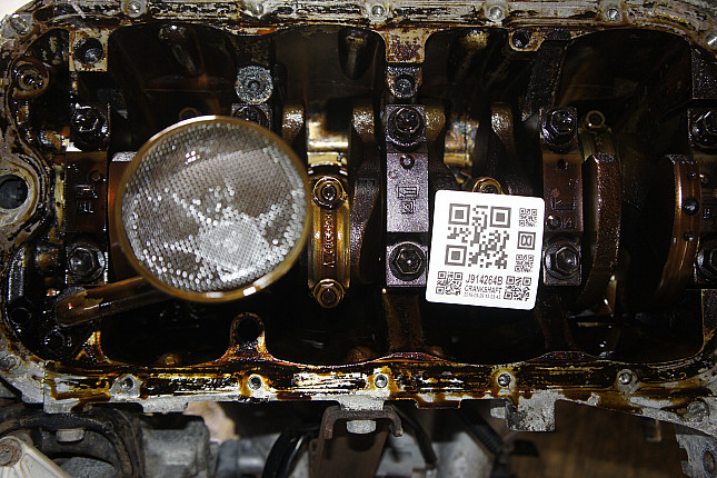 Фотография блока двигателя без поддона (коленвала) Suzuki G13BB