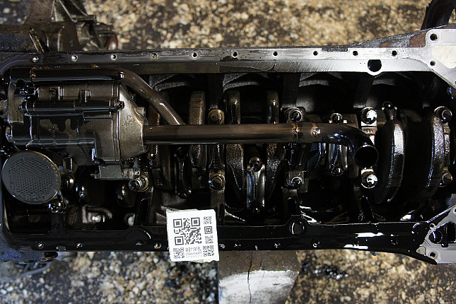 Фотография блока двигателя без поддона (коленвала) Mercedes OM 612.962