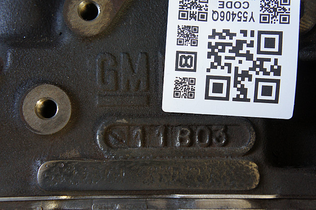 Номер двигателя и фотография площадки OPEL Y 22 DTH