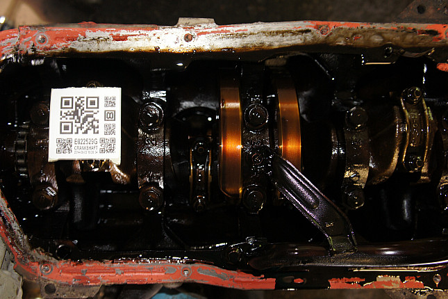 Фотография блока двигателя без поддона (коленвала) FORD KA-24