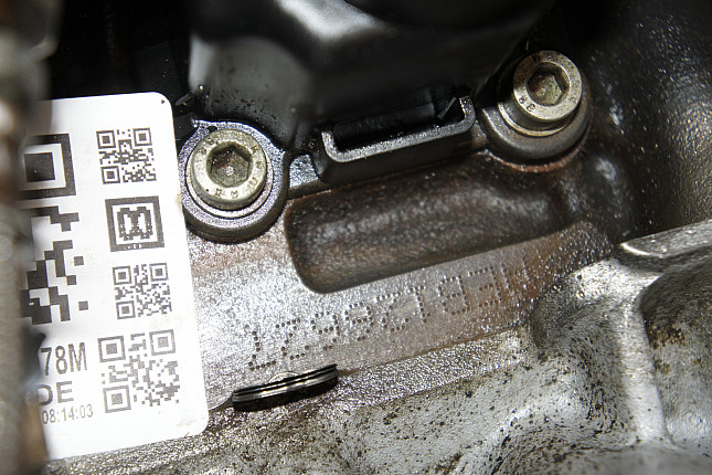 Номер двигателя и фотография площадки Audi ANB