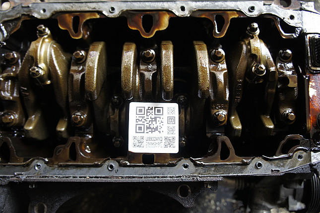 Фотография блока двигателя без поддона (коленвала) Opel Z18XER + масло охладитель