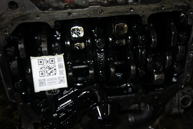 Фотография блока двигателя без поддона (коленвала) VW ABL