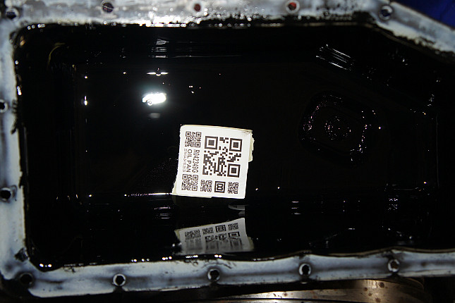 Фотография снятого маслянного поддона OPEL 25TDS (VM41B)+вискомуфта с вентилятором