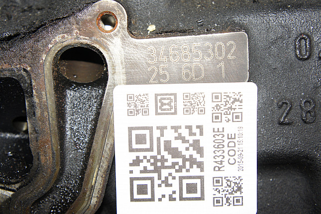 Номер двигателя и фотография площадки BMW M57 D25