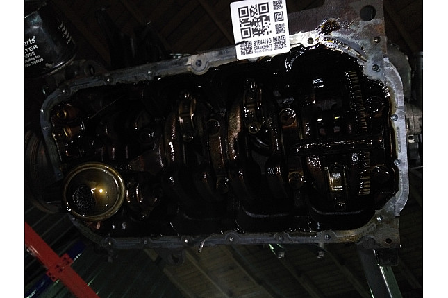 Фотография блока двигателя без поддона (коленвала) KIA G4GC