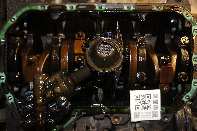 Фотография блока двигателя без поддона (коленвала) VW RP