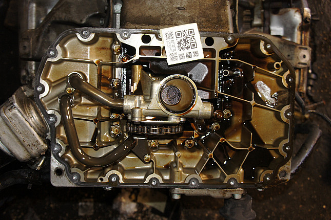 Фотография блока двигателя без поддона (коленвала) AUDI ACK