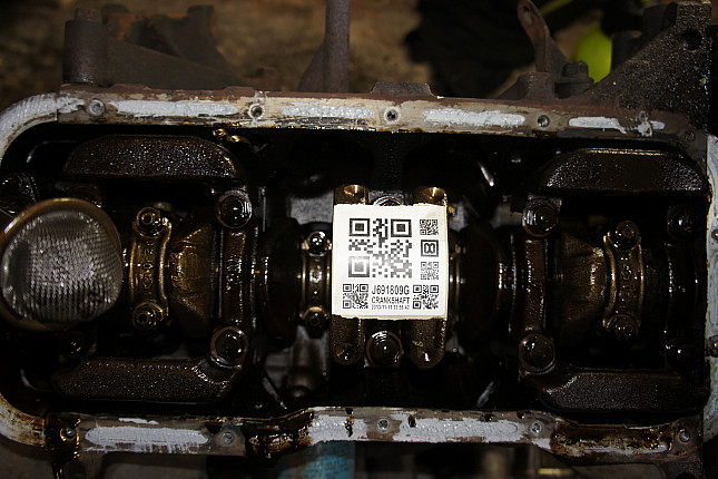 Фотография блока двигателя без поддона (коленвала) NISSAN GA16DE