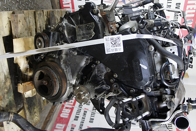 Двигатель вид с боку Nissan YD25DDTi