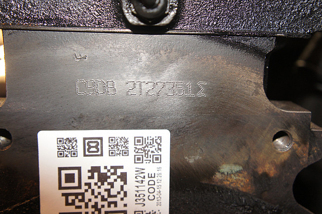 Номер двигателя и фотография площадки Ford C9DB