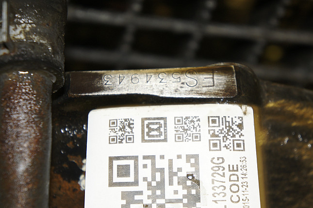 Номер двигателя и фотография площадки Mazda FS 