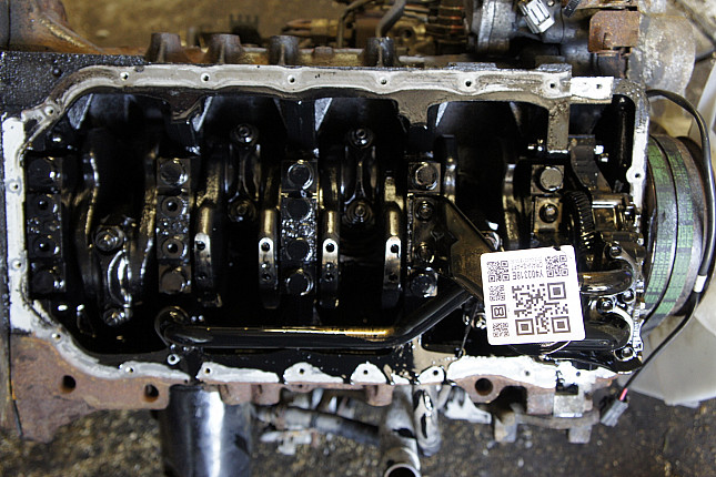 Фотография блока двигателя без поддона (коленвала) Ford WL-T