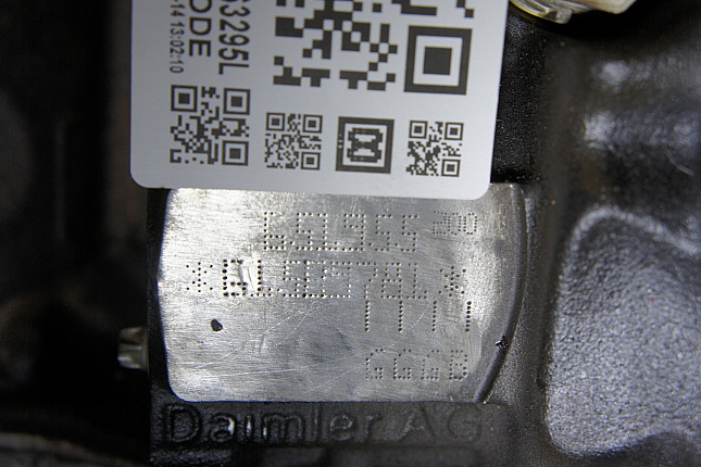 Номер двигателя и фотография площадки Mercedes OM 651.955 Клапан ЕГР, водяная помпа, турбина, турбина, гидромуфта