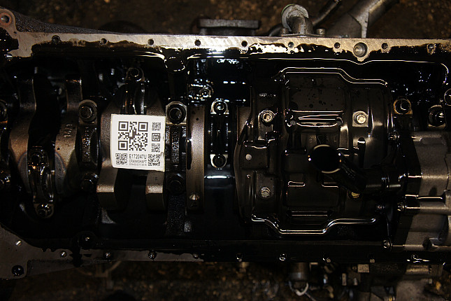 Фотография блока двигателя без поддона (коленвала) MERCEDES-BENZ OM 605.960