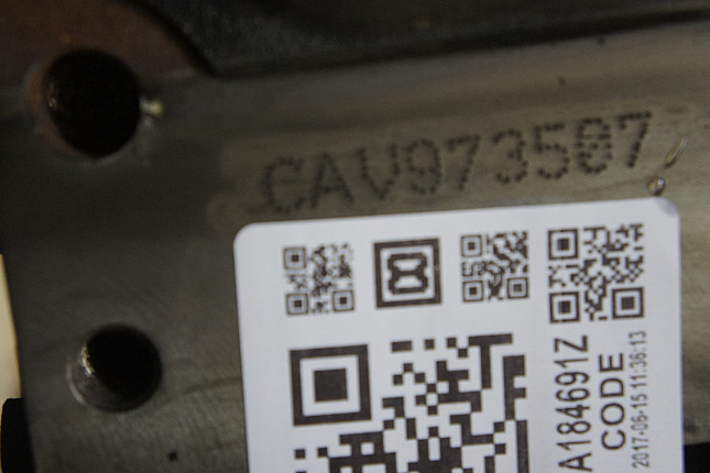 Номер двигателя и фотография площадки VW CAVC