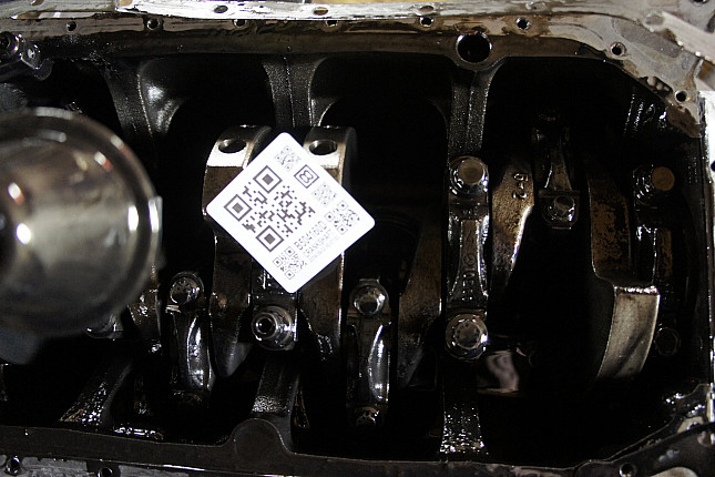 Фотография блока двигателя без поддона (коленвала) Mercedes OM 601.943