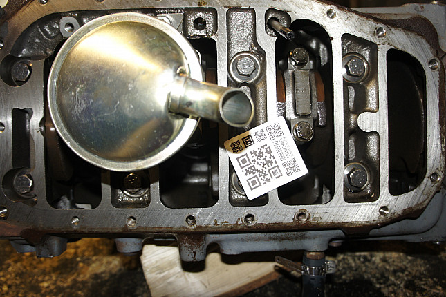 Фотография блока двигателя без поддона (коленвала) FIAT 8140.43